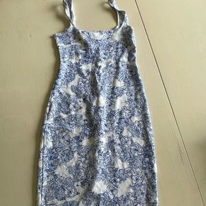 American Apparel blue summer dress
